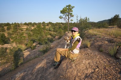 Rock with a view near the wolf crossing