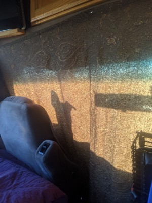 Didn't take the pic with the intent of showcasing the curtain :)