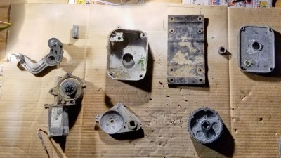 Dismantled Parts from Gear Box